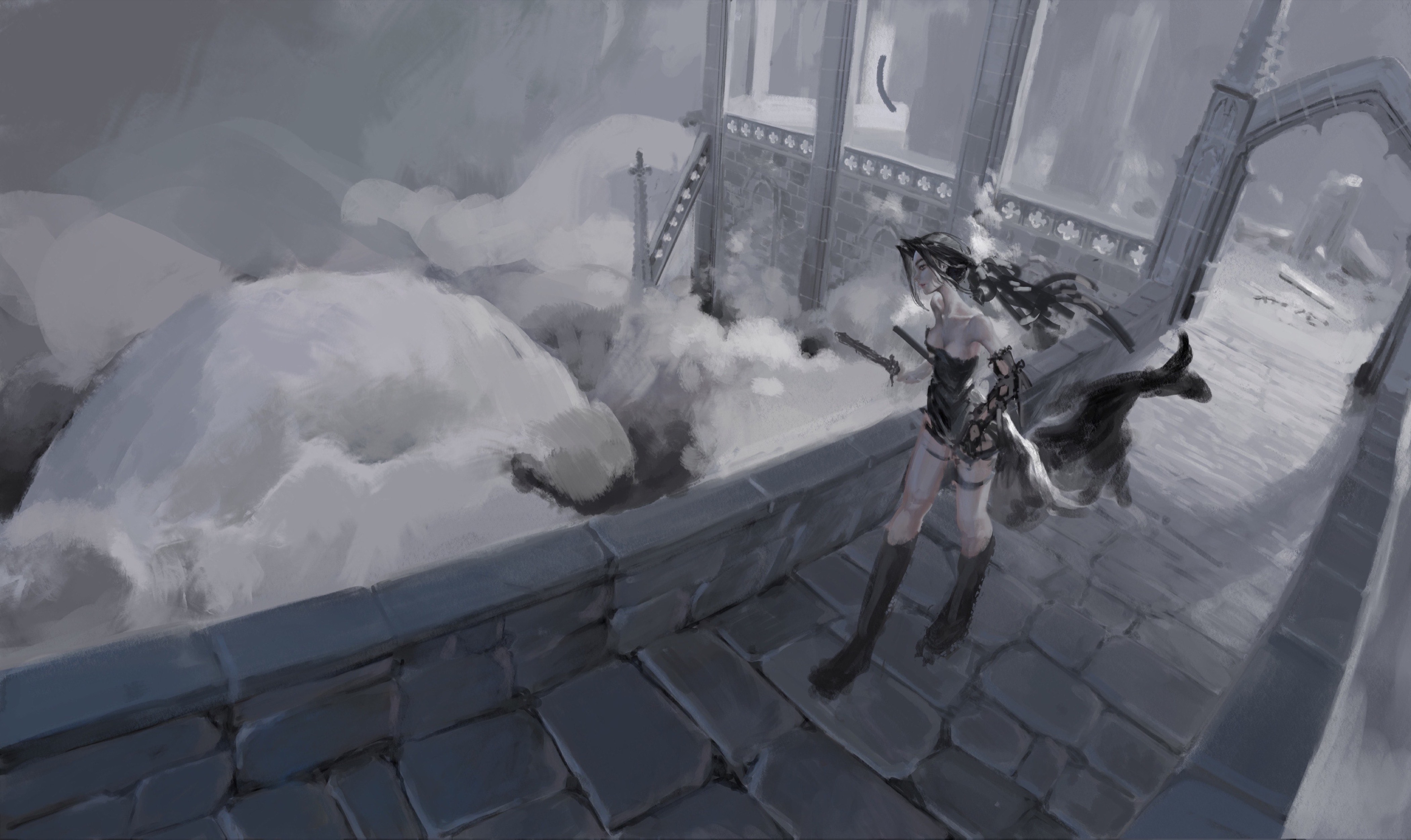 Gothic artwork background