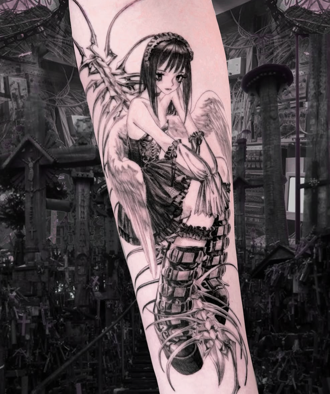 Tattoo artwork background